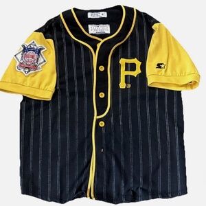 VINTAGE Pittsburgh Pirates Starter Pinstripe 90’s MLB Jersey